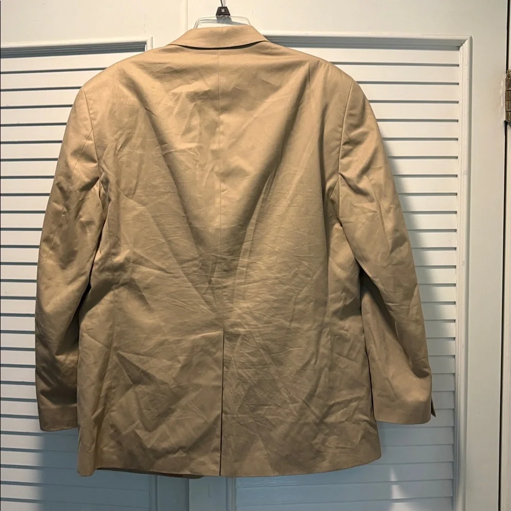 Like New Chaps Tan or Light Beige Sport Coat Jacket Men’s Size 42R